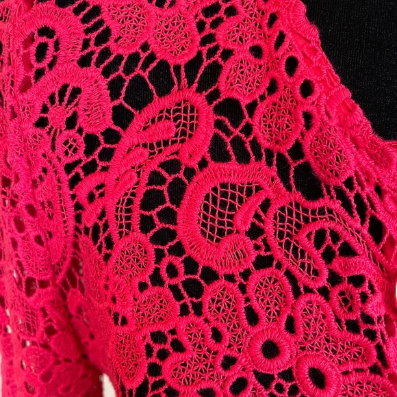 Long Sleeve Knee Length Lace Jacket - Picture 9 of 9